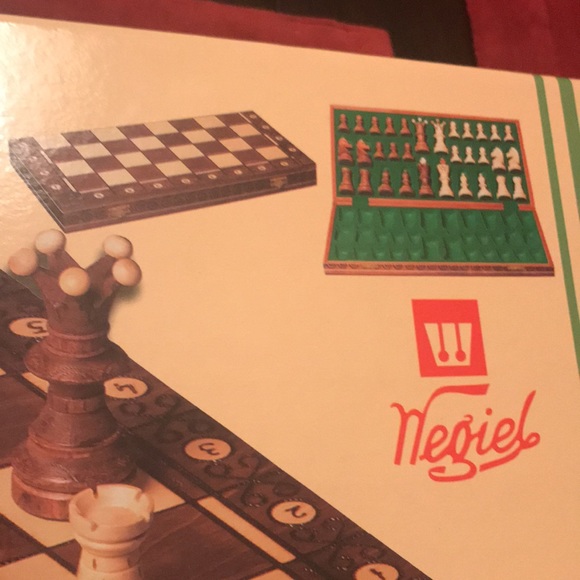 Buy Wegiel Handmade European Ambassador Chess Set - Wooden 21 Inch Beech Birch Board With Felt Base Carved Hornbeam Sycamore Wood Chess Pieces Compartment I